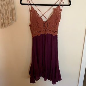 Free People NWT Adella mini slip